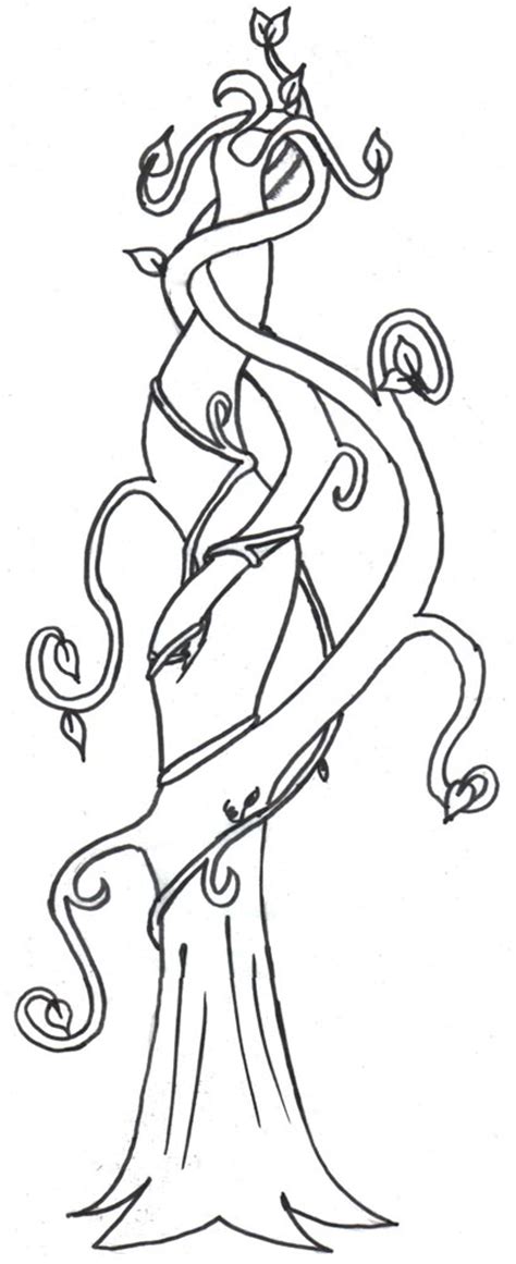 Beanstalk Coloring Page Coloring Pages