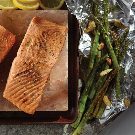 Cooking on a salt block is so much fun! Salt Block Grilled Salmon | Recipe | Salt block grilling ...