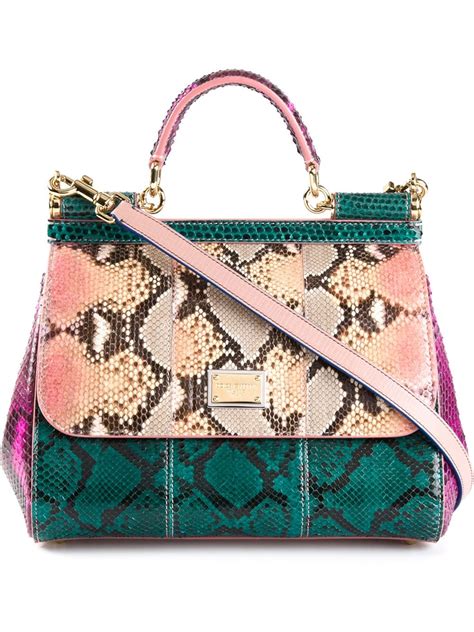 Lyst Dolce And Gabbana Limited Edition Sicily Tote In Green