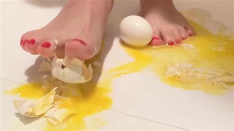 Crushing Eggs Barefoot Giant Goddess Puts Sticky Feet On Ken Youtube