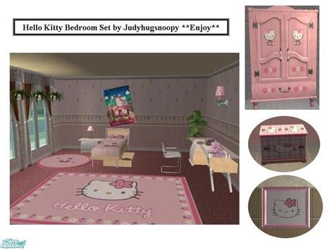 Ts2 Judyhugsnoopys Judyhello Kitty Bedroom Set Hello Kitty