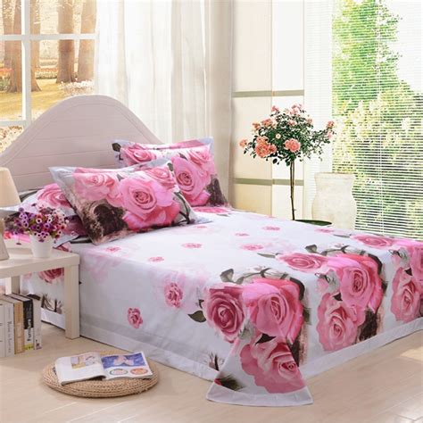 3d Pink Rose Bedding Set Ebeddingsets