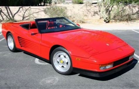 Now only $4895 • 1989 lamborghini countach 25th anniversary replica • 1999 lamborghini diablo vt roadster v8 • 66 ac. Ferrari Testarossa replica (kit car) Convertible