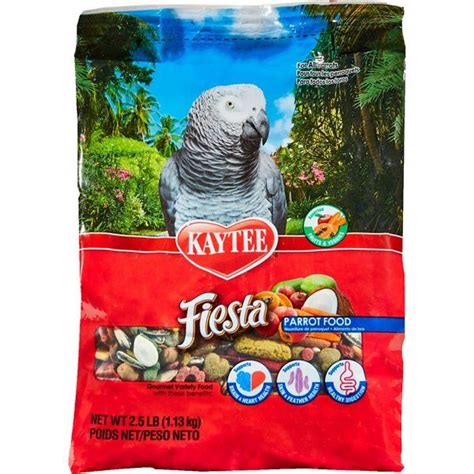 Kaytee Fiesta Variety Mix Parrot Food 25 Lb Bag Parrot