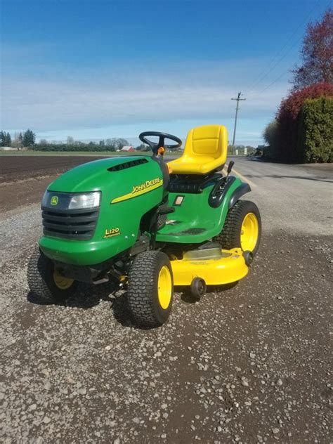 John Deere L120 Automatic Riding Lawn Mower For Sale In Woodburn Or