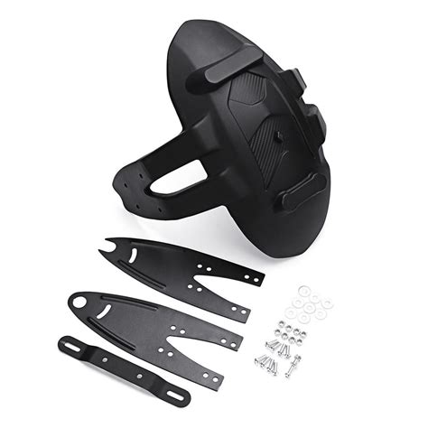 Black Pvc Motorcycle Rear Wheel Cover Fender Splash Guard Mudguard