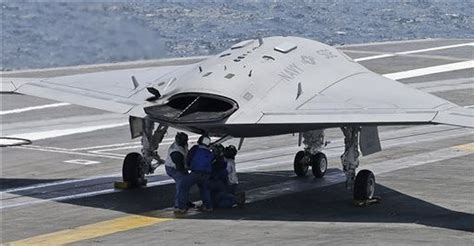 Large Navy Drone Successfully Landed On Aircraft Carrier