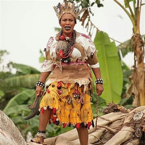 Yoruba Actress Fathia Balogun Turns Deity Priestess In Her Hometown