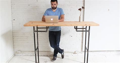 how to make your own standing desk huffpost life