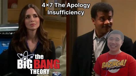 The Big Bang Theory 4x7 The Apology Insufficiency Reaction Youtube