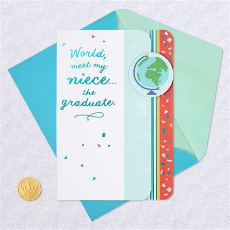 The Worlds Been Waiting Graduation Card For Niece Greeting Cards