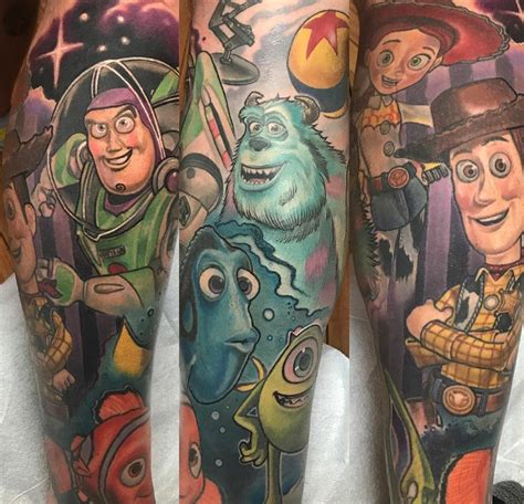Pin By Katie Fauber On Tattoo S I Like Disney Tattoos Disney Sleeve Tattoos Toy Story Tattoo