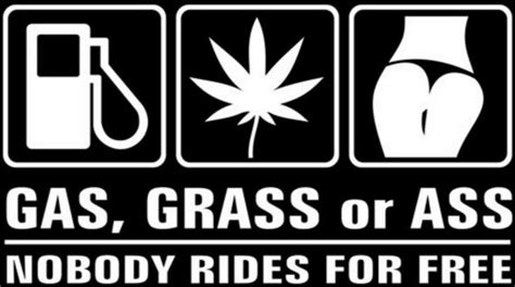 Gas Grass Or Ass Decal Etsy
