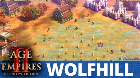 Wolf Hill Map Italians Age Of Empires 2 Definitive Edition 4 Vs 4