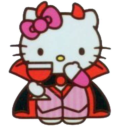 Emo Scene Awakening Dark Character Gothic Persona Hello Kitty