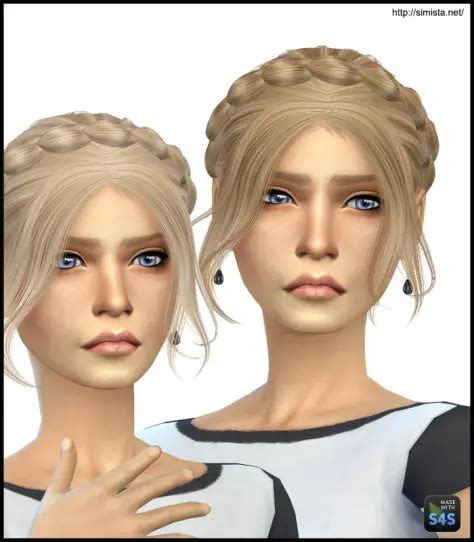 Simista Alesso`s Slowly Hairstyle Retextured Sims 4 Hairs