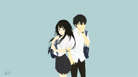 Oreki And Chitanda Hyouka By Nuralifsidoel On Deviantart