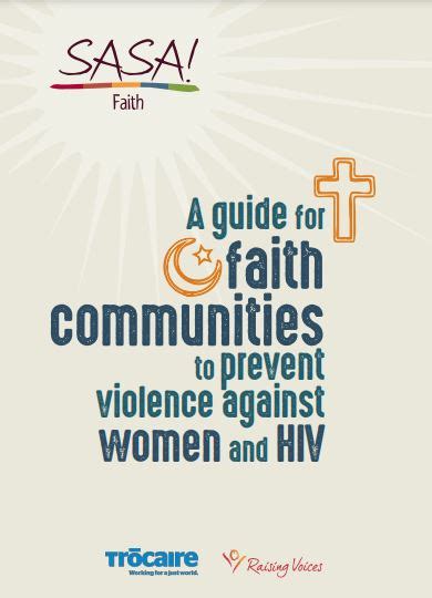 Sasa Faith A Guide For Faith Communities To Prevent Violence Against
