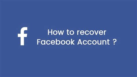 I Forgot My Facebook Password And Email How To Recover