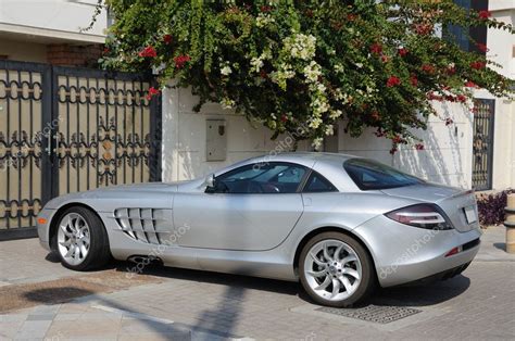 Luxury Sports Car Mercedes Benz Slr Mclaren In Dubai Stock Editorial