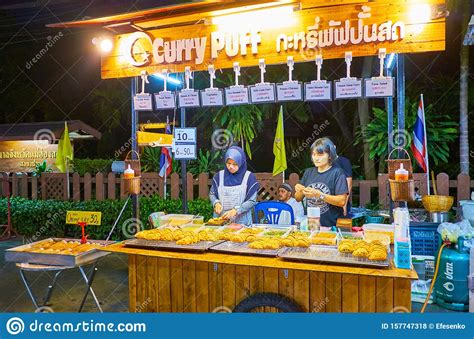 Food Cart In Night Market Pai Thailand Editorial Stock Photo Image