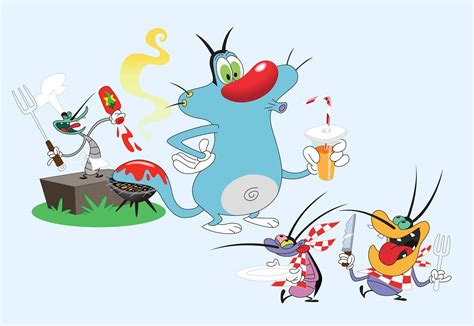 Oggy And The Cockroach Comedy Cartoon Animated Cartoons Cartoon Tv