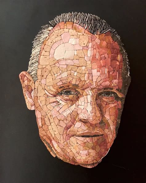 Anthony Hopkins Portrait Mosaic Mosaic Tile Art Mosaic Artwork