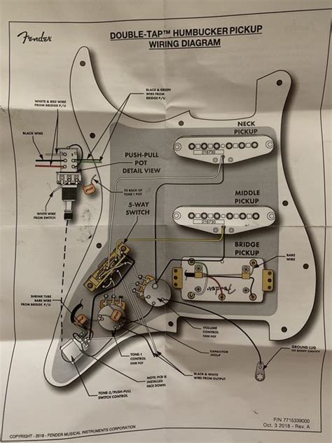 Wiring A Double Tap Humbucker Stratocaster Design