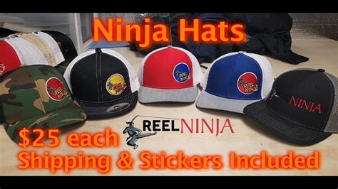 Reel Ninja Hats Youtube