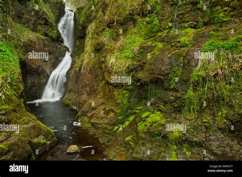 The Ess Na Laragh Waterfall In Glenariff Forest Park In Northern