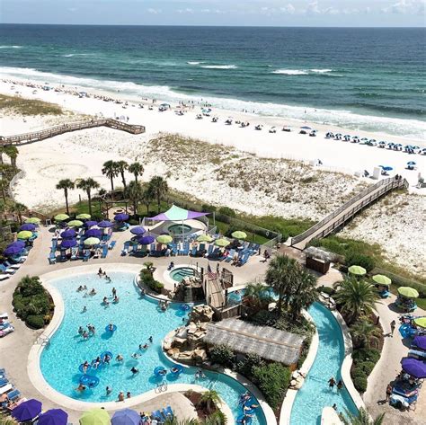 Time For A Trip Down The Lazy River 💦 Pensacola Beach Hotels Beach