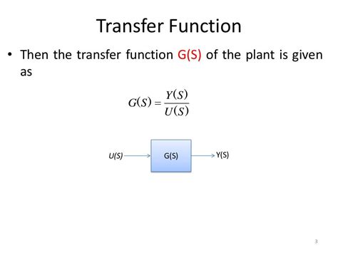 Lecture 2 Transfer Function