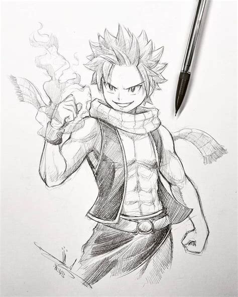 Anime Characters Pencil Sketches Aters
