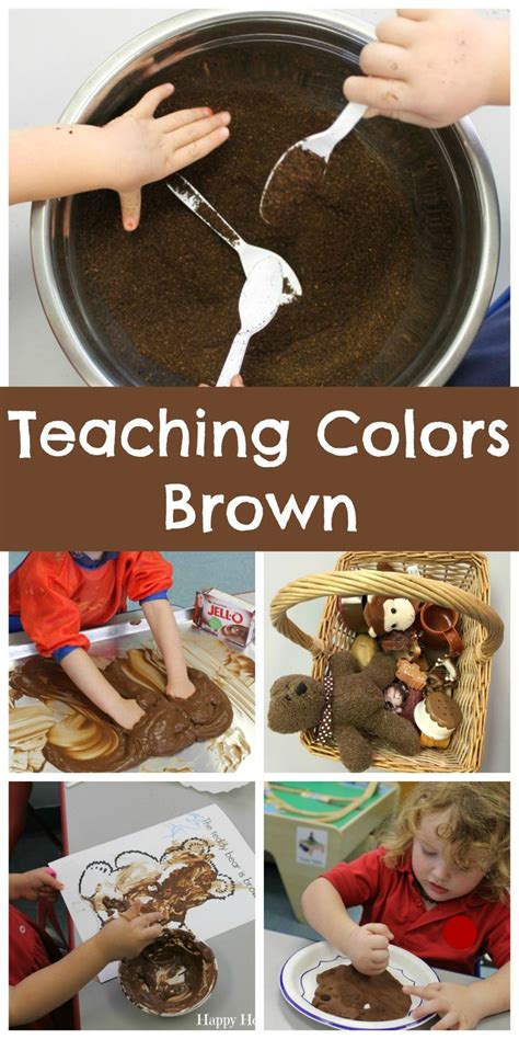 Teaching Colors Brown Happy Home Fairy Teaching Colors Color