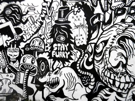 Black And White Graffiti Wallpapers On Wallpaperdog