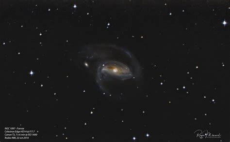 Ngc 1097 Arp 77 Galaxie Spirale Barré Lunivers De Roger Ménard