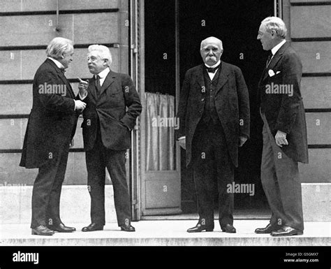 World War One The Treaty Of Versailles 1919 Stock Photo Alamy