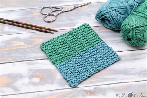 How To Knit A Coaster For Beginners Step By Step Tutorial Video