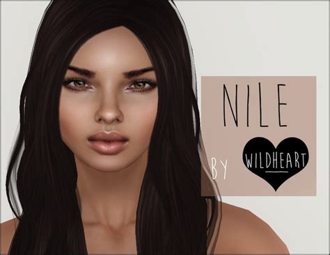 Second Life Marketplace Wildheart Nile Skin Template Kit Psd