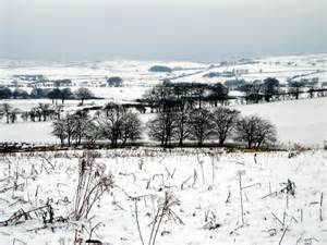 Snow Covered Fields Near East Kilbride © Iain Thompson Geograph