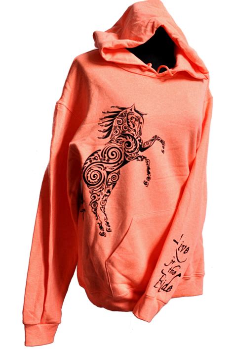 Paisley Pony Horse Hoodie Live For The Ride