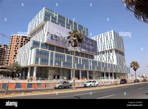 New Modern Office Buildings In Casablanca Marina Morocco North Africa