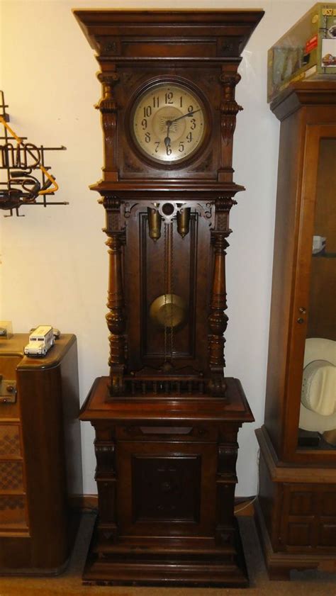 Antique German Black Forest Grandfather Tall Clock Lenzkirch