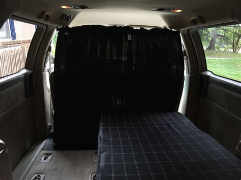 Diy Front Privacy Curtains For My Minivan Camper Odyssey Camper