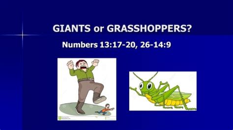 Giants Or Grasshoppers Faithlife Sermons