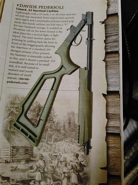 Pedersoli Debuts New Folding Survival Carbine Muzzleloader The