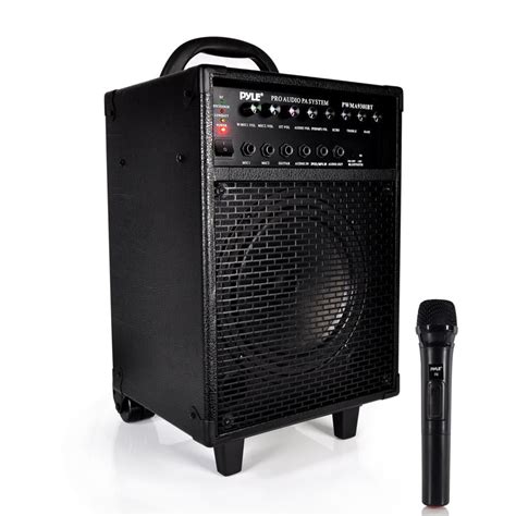 Pyle Pwma930ibt Wireless Portable Bluetooth Pa Speaker System Built