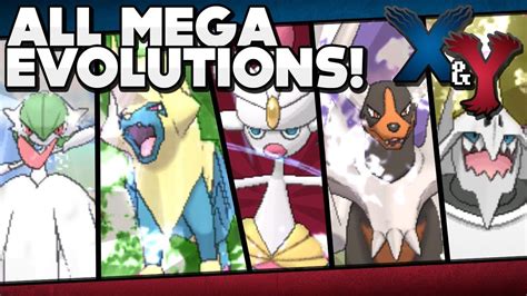 Pokémon X And Y All Mega Evolutions W Stats And Locations Mega Evolution Pokemon Pokémon X