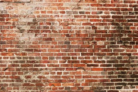 Rustic Old Brick Wall Texture Stock Photo Image Of Mortar Painted