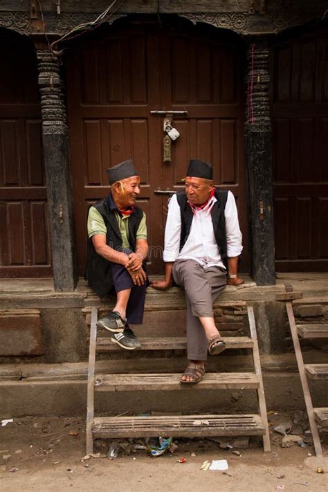 Elderly Nepalese Men Kathmandu Nepal Editorial Photo Image Of Asianculture Asia 61545046